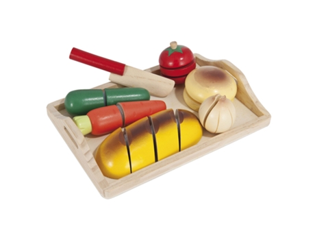Accesorio de Casas de Juguete SIMBA Eichhorn tabla de madera con alimentos 12 pzas (Edad Mínima Recomendada: 2 años)