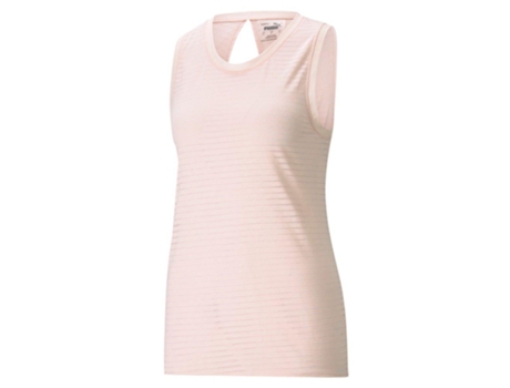Camiseta para Mujer PUMA Studio Burnout Rosa para Fitness (S)