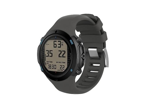 Correa de silicona para reloj inteligente Suunto D6i gris VENISYMLIS