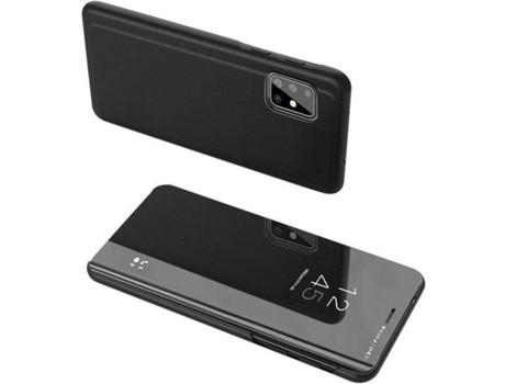 Carcasa Samsung Galaxy S20 Plus LMOBILE Libro Horizontal Clear View Negro