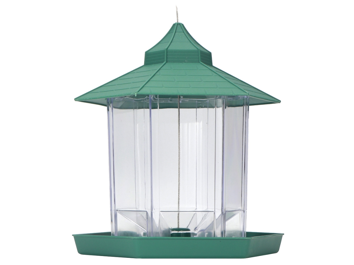 Comedero transparente para pájaros LAXISCREED