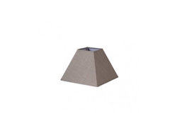 Pantalla Piramide Tenorio E27 Lino Gris 30dx13dx22h