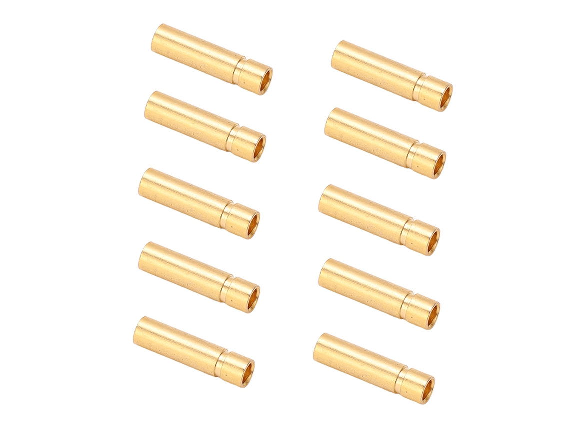 10 Unidades De Conectores Banana De Cobre Chapados En Oro De 3,0 Mm, Conectores Metálicos Macho Y Hembra 12.031 Para Accesorios De Prueba Electrónicos
