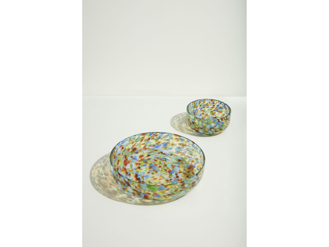 Juego de 2 cuencos Hubsch Interior Confetti