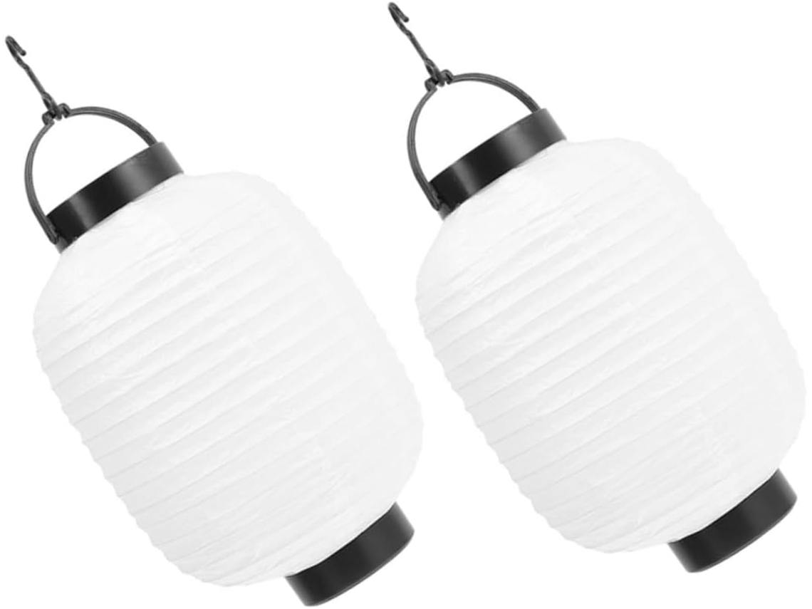 Farolillos De Papel Decorativos Japoneses Colgantes De 2 Piezas Con Luz
