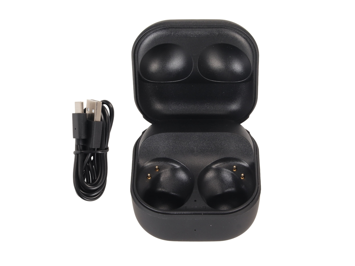 Estojo De Carregamento Substituto Para Galaxy Buds 2 Pro Sm R510 Com Bateria 600mah E Cabo Usb Type C Preto