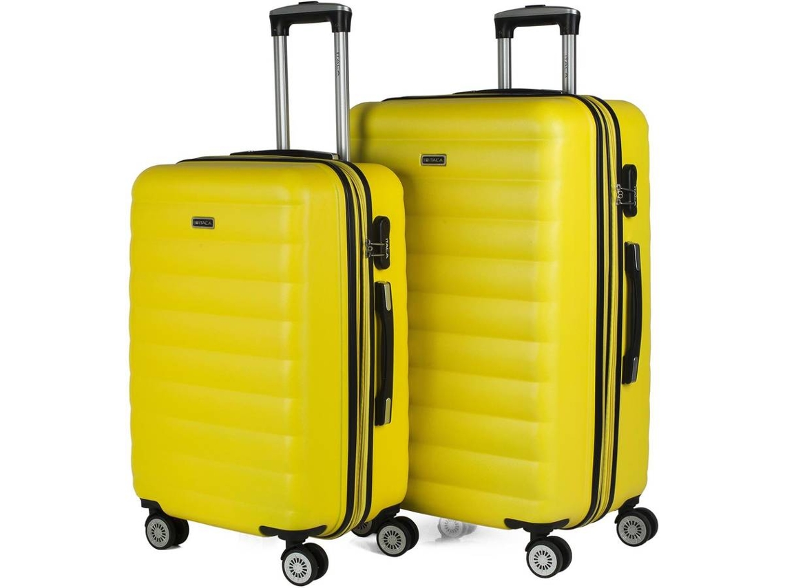 Conjunto de Maletas de Viaje ITACA ABS extensibles Amarillo (170 L)