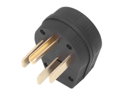 Fasst-conector De Ángulo De Hoja Recta Nema 14-50p 50a Para Estufa Secadora Generador Material Pa66 Latón Resistente 125v/250v