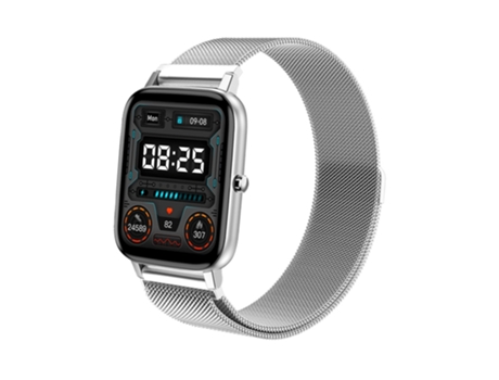 EKO Elegante reloj conectado 5.0 con pulsera magnética milanesa Plateado