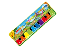 Tapete musical multifuncional para piano infantil, teclado de piano de suelo con MIDI para niños pequeños. Mdug (110 x 36 cm)
