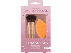 Set de brochas y esponjas de maquillaje REAL TECHNIQUES Glowstorm (2 piezas)