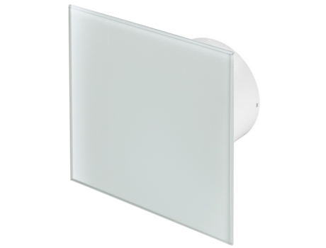 Ventilador extractor con cable de tracción de 100 mm Panel frontal de vidrio blanco Ventilación de techo de pared TRAX AWENTA