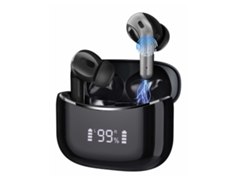 Micrófono Tws Controle Toque Yizhood Bluetooth Negro