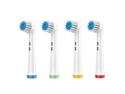 4 cabezales de repuesto, compatibles con cepillos de dientes eléctricos profesionales, ideales para viajar con seguridad. STELASPLEN