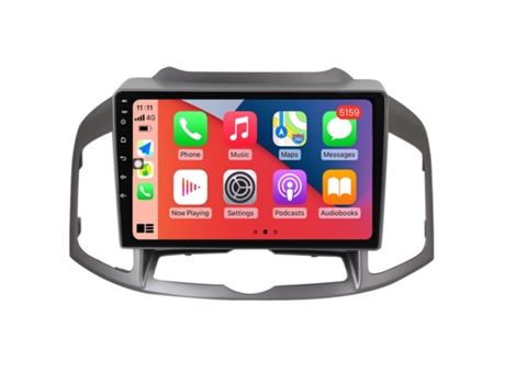 Autoradio 4GB RAM64GB ROM ROVERONE para Chevrolet Captiva 1 2011 - 2016 CarPlay Android Coche Radio Bluetooth Navegación