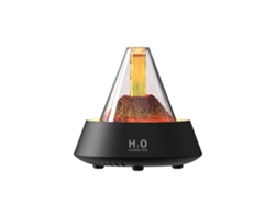 Humidificador Volcano con difusor de aroma y luz nocturna MDUG (negro)