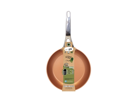 Sartén SAN IGNACIO Origen Cobre Aluminio Forjado (Ø 28 cm - Cobre)