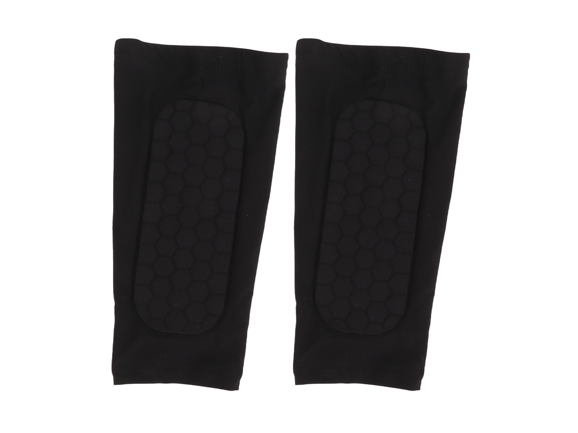 Vlrla-20262pcs Manguitos De Pierna Para Fútbol Adultos Antideslizantes Respirantes Con Compresión Y Protector De Tibia Talle Xl Negro
