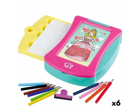 Juego Diseños Mágicos PLAYGO Princesa (6 Unidades)