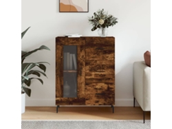 Aparador De Madera De Ingeniería Roble Ahumado 69,5x34x90 Cm