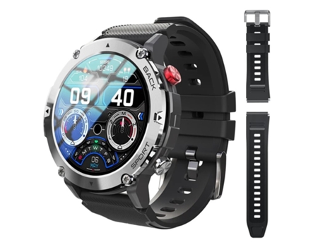 Reloj inteligente resistente C21 para hombre, resistente al agua hasta 3ATM, rastreador de Fitness deportivo, reloj inteligente con llamada Bluetoo...