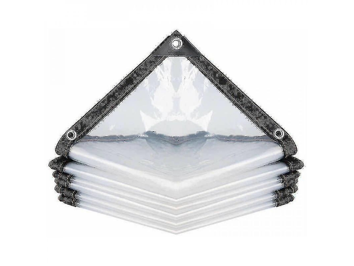2026-lona Impermeable Transparente Con Ojos De Acero Pe Resistente A Rasgaduras Ultra Ligera 2x3m