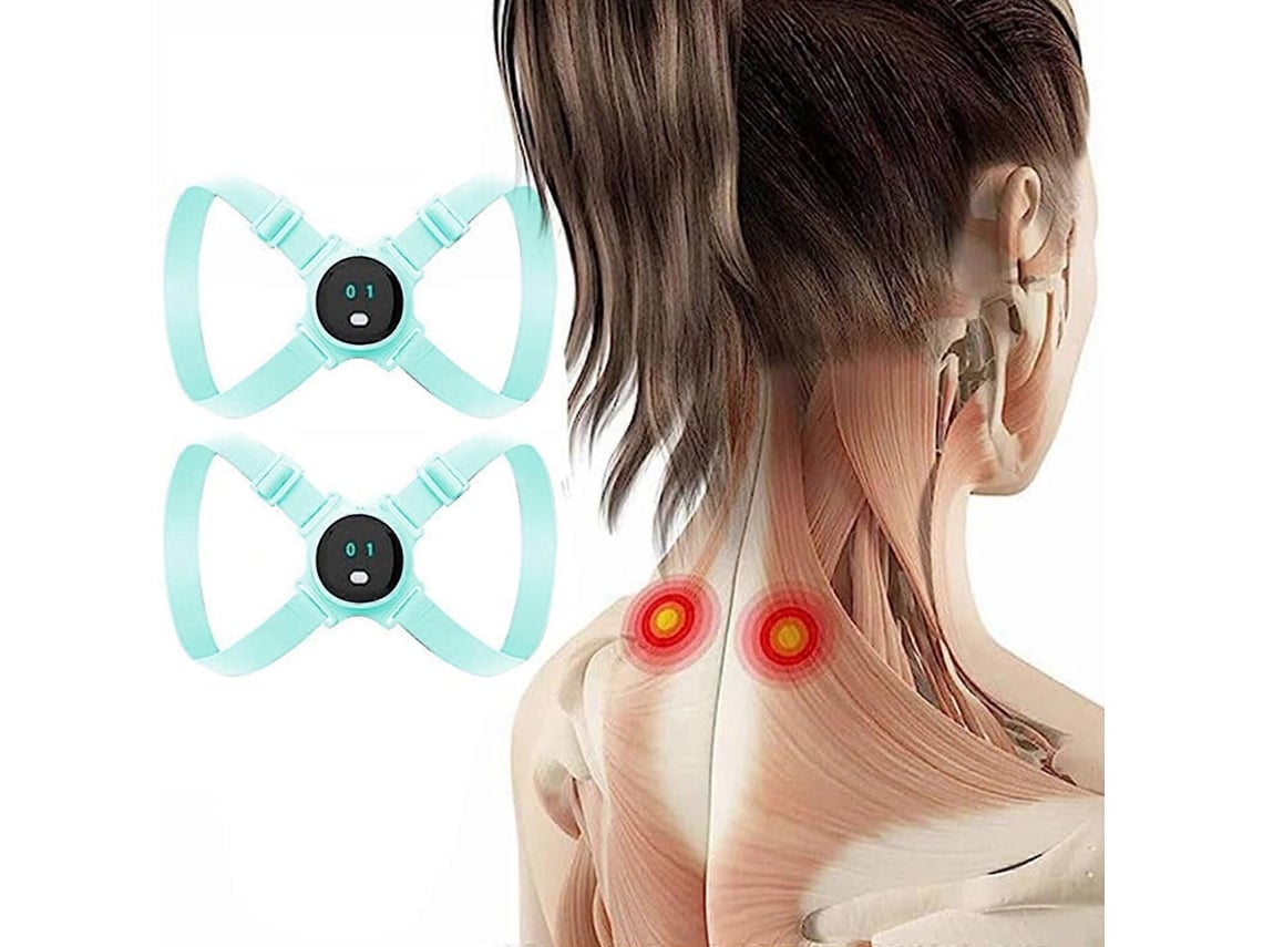 Corretor Postural Inteligente Para Crianças E Adultos, Cinta De Suporte Lombar Para Alívio Da Dor No Pescoço E Ombros Com Alerta De Vibração.