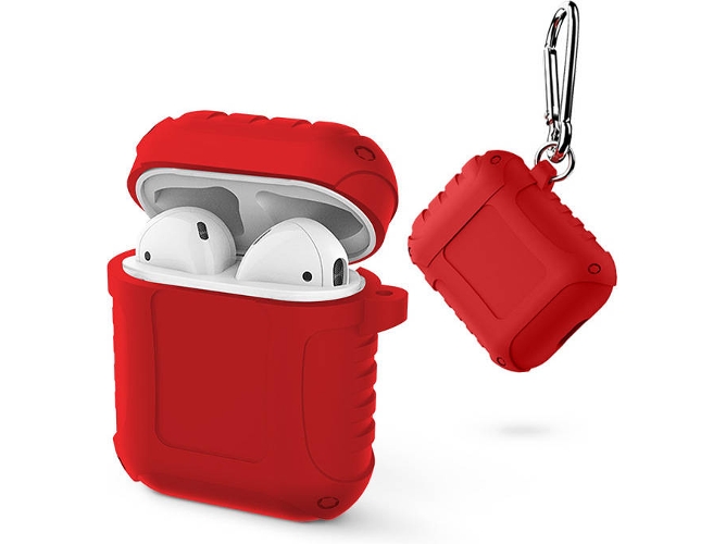 Funda WISETONY 5052439394538 (Para AirPods - Rojo)