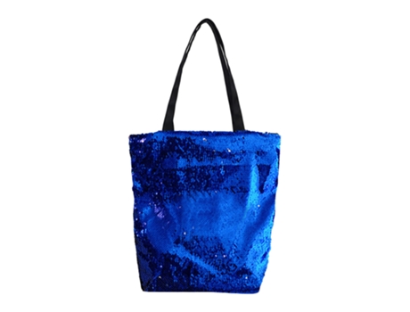 Bolso Tote De Lentejuelas Bolso De Gran Capacidad Bolso De Compras De Moda Para Mujer, Azul ZMDECQNA