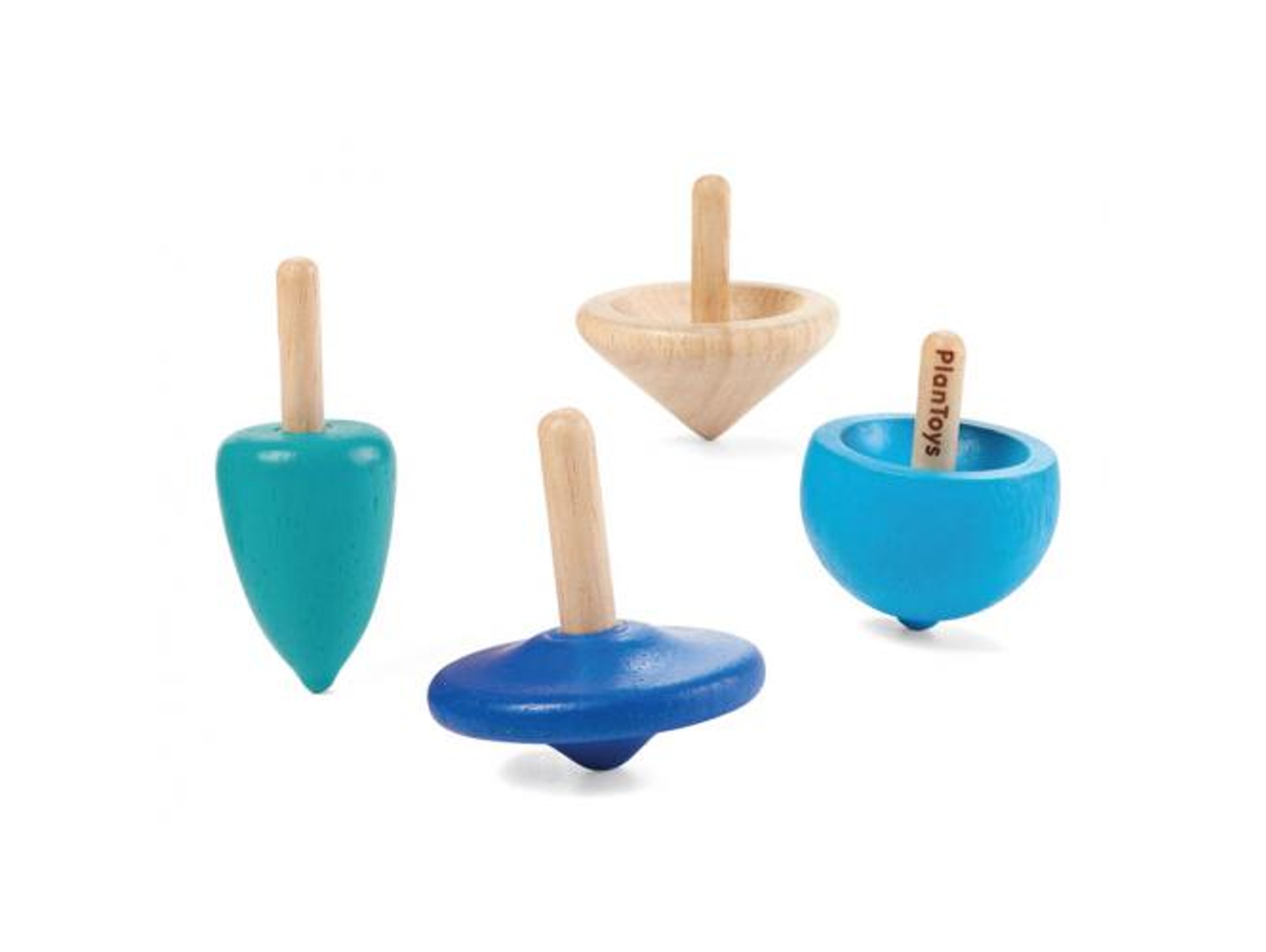 Juego Tradicional PLAN TOYS Trompos en Madera