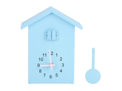 Reloj De Pared Con Péndulo Y Alarma Sin Punta, Diseño Decorativo De Pájaro, Material Abs, Silencioso, Para Uso Doméstico.