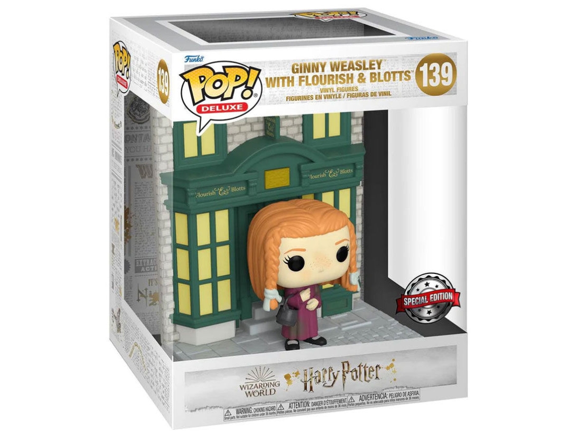 Figura Pop Harry Potter Callejón Diagon Ginny Weasley Flourish Blotts Exclusiva B.active