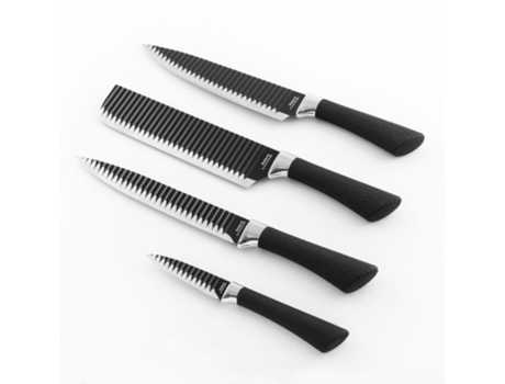 Juego de 4 Cuchillos de Cocina Black Shark