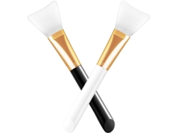 Brocha De Silicona Para Mascarillas Y Espátula Cosmética Para La Aplicación De Mascarillas, 2 Unidades, Suaves E Higiénicas.