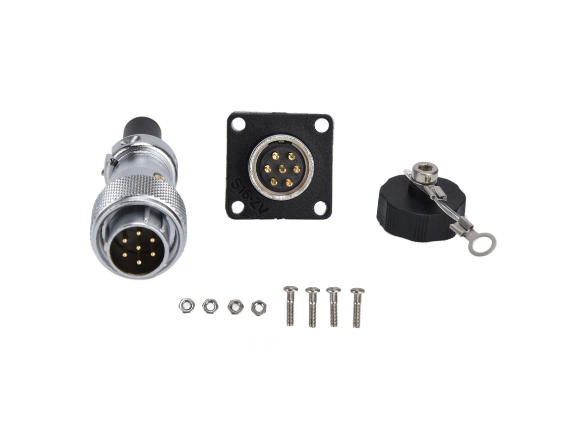Yncm2026-conector De Enchufe Aviónico Ws16 400v, Enchufe Macho, Socket Hembra, Impermeable, Rendimiento Eléctrico Estable