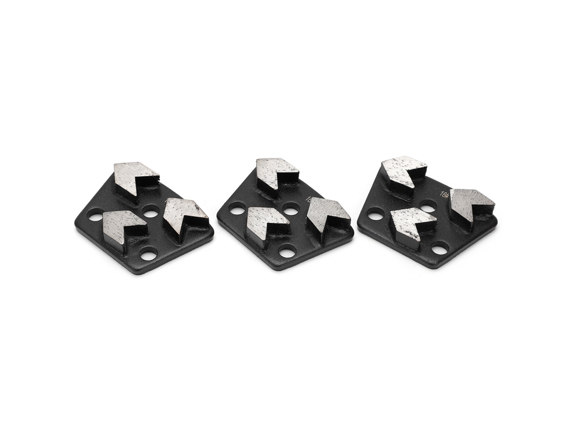 3 Discos De Diamante Trapezoidales Para Amolar Hormigón, N.° 16, Color Negro.