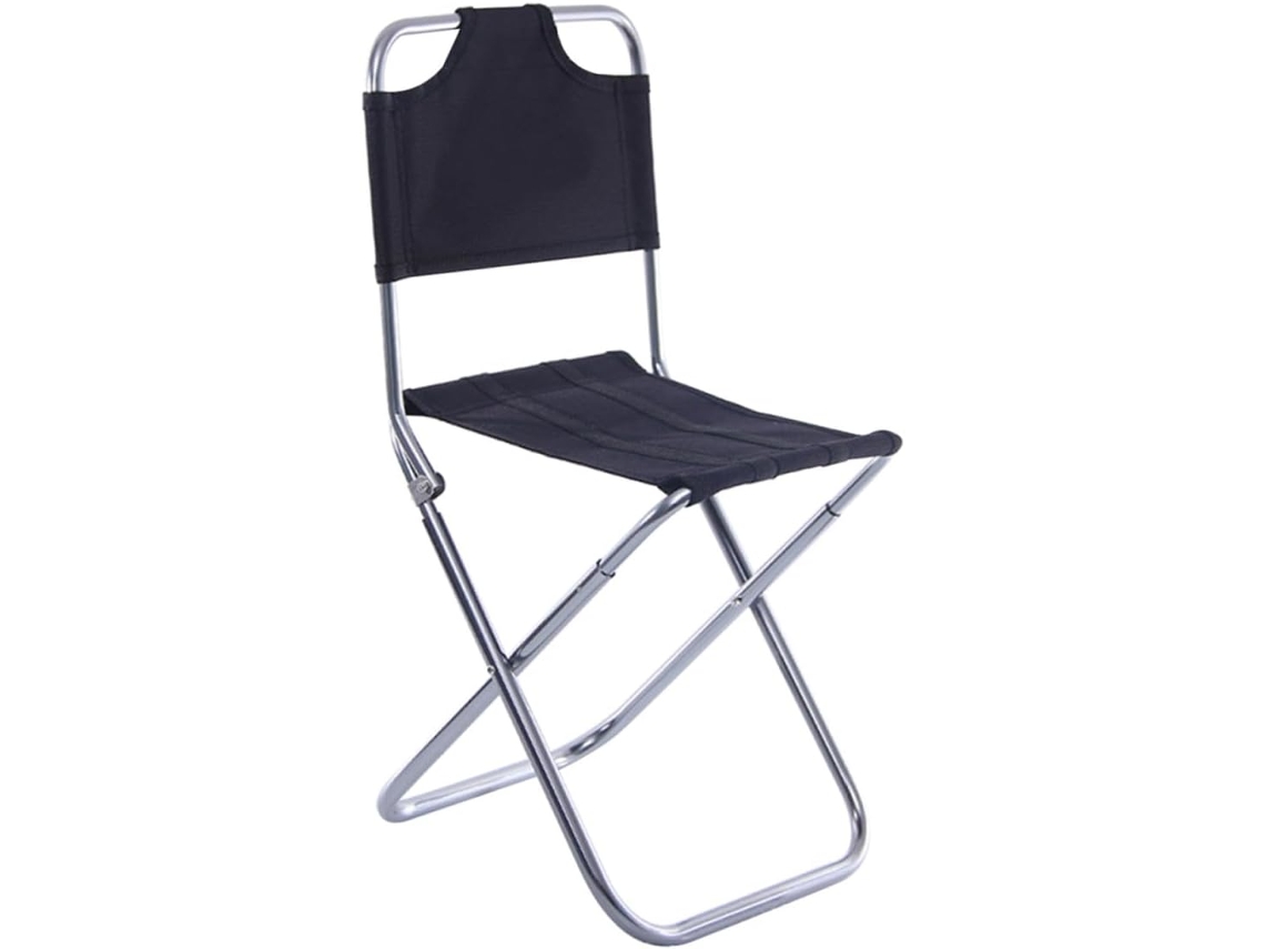 Silla De Camping Plegable De Aleación De Aluminio, Taburete Ligero.