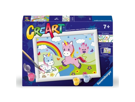 Creart Serie e Classic Unicornios Con Arco Iris RAVENSBURGER