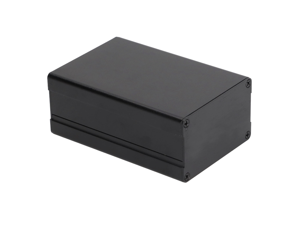 2026velora-caja Eléctrica De Aluminio Impermeable Para Empalme, Caja De Enclosure Dividida Diy 46x76x110mm, Negro Suave