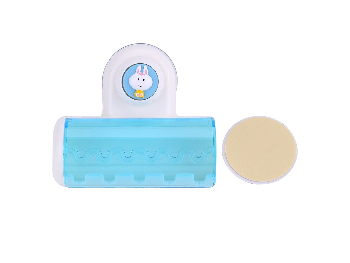 Portacepillos de dientes de pared con ventosa (5 unidades)