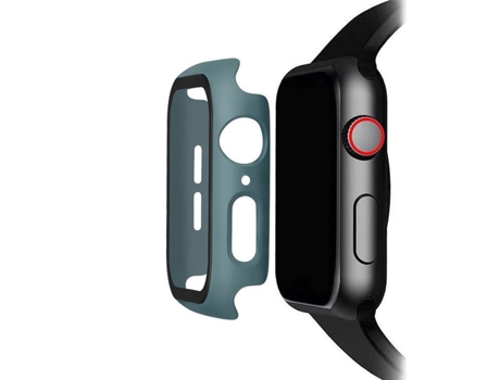 Carcasa de Reloj SLOWMOOSE para Apple Watch Screen Protector Cover Case Case Bumper (Verde - 40Mm Série 4 5 6 Se)