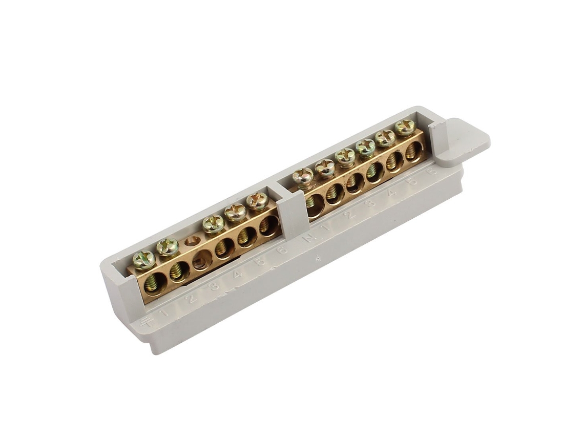 Xp 0710 B Pz 30 Bloque De Terminales De Tornillo Para Conexión De Cables, De Cobre, 12 Posiciones