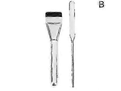 Brocha para base de maquillaje Rosewell, brocha para corrector, brocha profesional de punta plana ultrafina