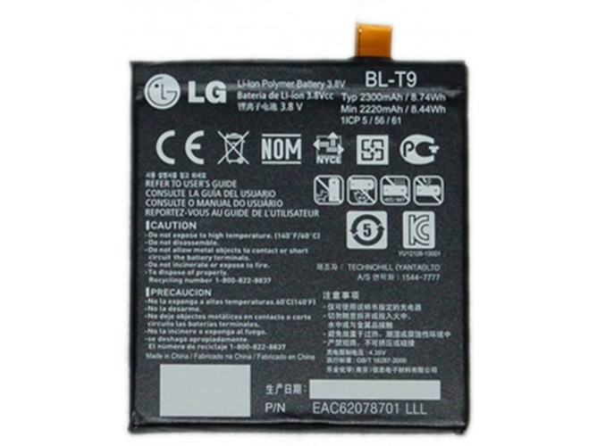 Bateria LG BL-T9 Li-Ion D820 D821 Nexus 5 2300mAh Original