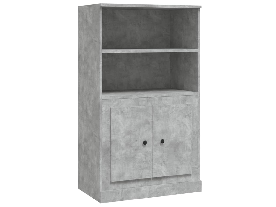 Mueble alto MAISON EXCLUSIVE en derivados de madera gris cemento (60x35,5x103,5 cm)
