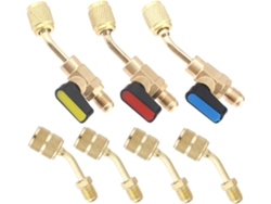 Kit Adaptador De Válvula De Tapón Hvac R410a/r22/r32 Para Construcción