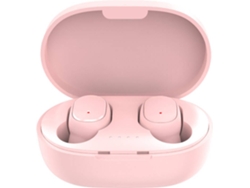 Audífonos Bluetooth inalámbricos verdaderos CUICH A6s (Intrauditivos - Micrófono - Cancelación de ruido - Rosa)