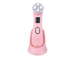 Masajeador Facial Máquina Reafirmante y Lifting de Arrugas 6 en 1 Removedor de Arrugas Antienvejecimiento Rosa YEMAESRE