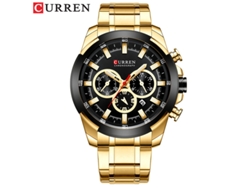 Reloj De Pulsera Moderno Para Hombre, Resistente Al Agua, Multifuncional, Con Seis Manecillas Y Correa De Acero Inoxidable.