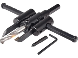 Kit De Cortador De Círculos Ajustable 30-120mm Para Madera Drywall, Broca De Taladro Con Hojas Dobles Para Cortes Preciso Y Sin Burras